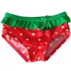 Set Maillot de bain d'été 2023 mignon fraise bébé fille maillot de bain maillot de bain avec chapeau 3 pièces enfants maillot de bain enfants bébé natation Bikini