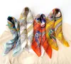 Design Real Silk Scarf Women Small Neck Hairband Print Square Scarves Bandana Female Foulard Kerchief Spring Summer4516899