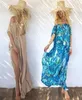 Sexy femmes Bikini couverture Ups plage caftan robe épaules nues lâche couvertures longue Tunika Swimbikini couverture en mousseline de soie Sarongs8999467