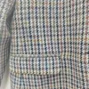 Famille française S automne et hiver Vintage tempérament élégant coloré mille oiseaux Plaid polaire un bouton costume manteau 240102