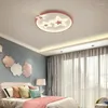 Plafoniere Rotonde in acrilico ultrasottile per soggiorno, camera da letto, lampada a LED, moderna stella, montata su superficie con telecomando