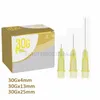 100pcs/Box Painless small needle Teeth Irrigator ultrafine 30G 4mm 13mm 25mm 38mm Disposable Syringes Needles Eyelid Tattoo Need 240102