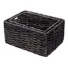 International Wicker Storage Basket Ensemble de 2 paniers en osier panier en rotin paniers à linge paniers de rangement 240103