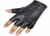 Long Keeper Male Cool Leather Gloves Fashion Men Fingerless Glove For Dance Party Half Finger Sport Fitness Luvas4148380