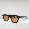 Moda güneş gözlükleri kadın erkekler yaz açık podyum popülerliği 481d asetat fiber stili anti-ultraviyole UV400 retro oval tam çerçeve moda gözlükleri rastgele kutu