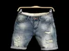 2021 VXO grande taille 2740 été Denim Shorts hommes Jean hommes Jean Shorts Skate Board Harem hommes survêtement cheville déchiré Wave44329948982249