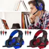 Spel hörlurar headset Deep Bass Stereo Wired Gamer Earphone Microphone LED Light For PS4 Phone PC Laptop Wholesale