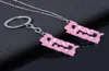 Keychains Pussy Wagon Pink Keychain for Women High Quality Kill Bill Key Chains Fashion Accessories Jewelry6571207