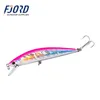 FJORD Ramdom 5 Stück 125 mm 40 g Minnow Laser Hard Profi SwimBait Kunstköder ausgestattet mit scharfem Haken sinkender Angelköder 240102