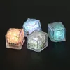 Otros suministros de fiestas festivas a impermeables LED Cube MTI MTI Color Flashing Glow in the Dark Cubes Bars Birthday Christmas Festival Decor Dhqo5