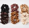 Scrunchies Haarbänder Solide Dickdarm Haargummis Seile Sport Tanz Haarbänder Mädchen Pferdeschwanzhalter Haarschmuck 6 Design7877318