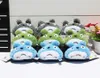 Hayao Miyazaki My Neighbor Totoro pluche sleutelhanger hangers 3 kleuren zacht speelgoed met ring 7 cm 8365690