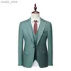 Abiti da uomo Blazer Fit Genuine Business Gentleman Abito slim italiano Sposo Weddingblouson come hommegiacca uomo eleganteTaglie M-5XL Blazer Q230103