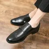 Appartements robe fait à la main hommes d'affaires de mariage en cuir formel homme bureau mâle mâle hremptable oxfords costume chaussures 38-48 240102 147