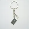 Keychains Cassette Tape Keychain Musician Recording Music Key Ring Vintage Initial