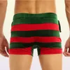 Sexy Set Men Christmas Underwear Striped Velvet Penis Pouch Boxer Shorts Elf Cosplay Party Festival Rave Fancy Costume Xmas Underp3738356