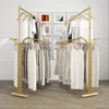 Cintres Porte-vêtements Balcon multifonctionnel à double rangée pour salon intérieur et extérieur.