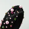 Hochwertiges Stoff-Knoten-Diamant-Stirnband, modisches Haar-Accessoire, Damen-Trend-Haarband, Haarband, Mädchen-Kopfbedeckung