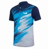 Camicie Maglie da ping pong di alta qualità per donna Magliette sportive Camicie da ping pong Abbigliamento sportivo da uomo a maniche corte in tessuto