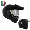 Capacetes Moto AGV Design de motocicleta Segurança Conforto Agv Ax9 Carbono Soldado Veículo Off Road Capacete Capa Completa Capacetes de Rally de Corrida Masculino e Feminino KJDQ