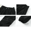 Streetwear Spring Harem Casual Pants Men Elastic midja Solid Color Cargo Pants Multi Pocket Loose Baggy Pants for Women 240102