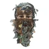 Bandanas 3d Balaclava Full Face Mask Hough Hunting Bandana Men Outdoor Wargame Sniper Camouflage Hat