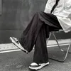 Pantaloni da uomo Designer Uomo Pantaloni larghi larghi a gamba larga Maschile Vita elastica gessato Abbigliamento moda