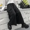 Women's Pants Plus Size Women Wide Leg Y2K Streetwear Loose BF Big Pocket Cargo 90S Gothic Harajuku Oversize Female Trousers 6XL