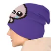 Berets A ligação de Isaac Pixel Skullies Beanies Caps para homens mulheres unisex legal inverno quente malha chapéu adulto bonnet chapéus