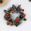 Decorative Flowers 12pcs 2cm Artificial Fruits Acorns Mini Foam Fake Nuts Pine Cones Vegetables Berry For Christmas Wedding DIY Decorations