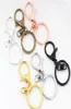 5pcslot 30mm Key Ring Long 70mm Popular classic 6 Colors Plated lobster clasp key hook chain jewelry making for keychain8976916