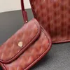 designväska mode handväska tygväska plånbok läder messenger axel bärande handväska kvinnors väska stor kapacitet sammansatt shopping väska pläd dubbel bokstav A001