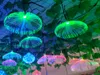 LED Jellyfish pendant lamps 20cm 30cm festival lightings for homedecor creative waterproof hanging jellyfish led decorations Chris2411608