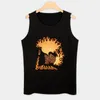 Men's Tank Tops Fire Breather Top Cool Things Gym T-shirt Man Men Clothings Sports Vest