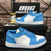 Luxe designer schoenen jumpman 1 golf olijf 1s lage heren basketbalschoenen omgekeerd donkere wolf unc grijs zwart phantom Scotts Panda Shadow Travis dames sport