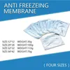 Reinigingsaccessoires 3 verschillende maten Antivriesmembraan Vriesmembranen Pad Slim voor cryotherapie Koude koeling Bevroren machines S M L