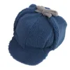 Connectyle – chapeau russe chaud d'hiver pour garçons et filles, casquette de bombardier Sherpa douce, épaisse et légère pour enfants, patinage en plein air, chasse, 240103