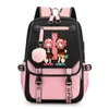 Spy X Family Anya Fireger Anime Bags Bags Girls Kawaii Manga Cartoon Children Bookbag Waterproof School to dla dzieci Prezenty 240102