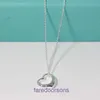 High Quality Tifannissm Stainless Steel Designer Necklace Jewellery T Boutique Jewelry Valentines Day Gift Heart shaped Sterling Sil Have Original Box