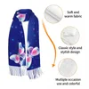 Sciarpe Sciarpa con nappa Pashmina Scialle caldo invernale Avvolgere Bufanda Fantasia Farfalle volanti Fuochi d'artificio e saluto luminoso Cashmere