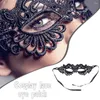 Party Supplies Sexy Lace Eye Masquerade For Adults Tie Back Cosplay Blindfold Costume Embroidered Elegant Halloween XIN-