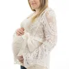 Vêtements de maternité en dentelle pour femmes enceintes, vêtements au Crochet pour prise de vue Po, 240102