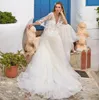 Nouveauté Une Ligne Robe De Mariée 2024 Col En V Dentelle Appliques Dos Nu Princesse Balayage Train Femmes Mariée Robes De Mariée Robe De Novias Robe De Mariage