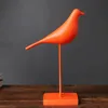 Resin Bird Figurines Crafts Decoration Artificially Colored Nordic Bird Ornaments Home Furnishing Decor Office Desktop Sculpture 240103