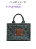 Borse tote di design di lusso Negozio online di Celins 2024 Borsa nuova moda Borsa a tracolla singola a spalla grande con logo reale