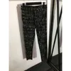 Damen Jumpsuits Strampler Frühling/Sommer Shenzhen Nanyou Mode Ganzkörper Hot Diamond Letter Slim Fit Kleine Füße Unterhose