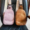 Favore di partito 10 pz/lotto Moda Boho PU Borsa In Pelle Muti Colore Vita All'ingrosso Donne Vegan Sling Crossbody Cinghia di Chitarra Borsa Per Il Trucco