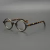 Vintage Antiblue lumière noir lunettes rondes cadre femmes rétro lunettes cadre hommes clair lentille lunettes oculaire unisexe nuances6736680