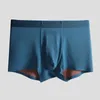 Cuecas de alta qualidade material modal de alta qualidade roupa interior masculina dupla face respirável virilha de seda antibacteriana boxers sem costura macia