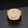 Unisex Classic Style Luxury 925 Ring Men Hip Hop Jewelry Gift 240102